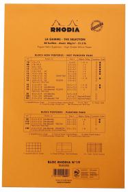 19600C Rhodia Staplebound Notepad - Orange