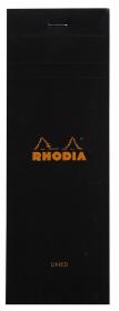 86009 Rhodia Staplebound Notepad - Black