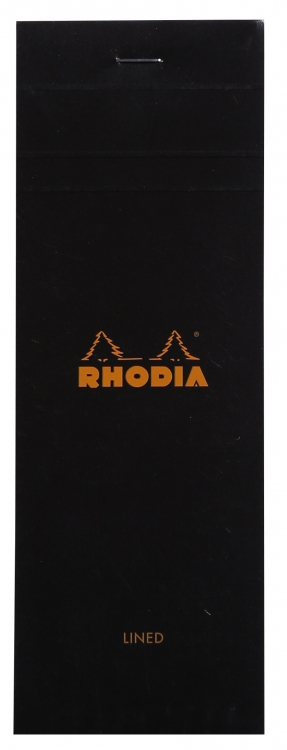 86009C Rhodia Staplebound Notepad - Black