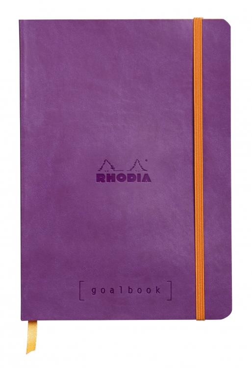 1177/50 Rhodia Softcover Goalbook Purple