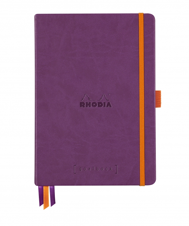 1187/80 Rhodia Hardcover Goalbook Purple