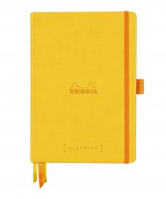 1187/86 Rhodia Hardcover Goalbook Yellow 