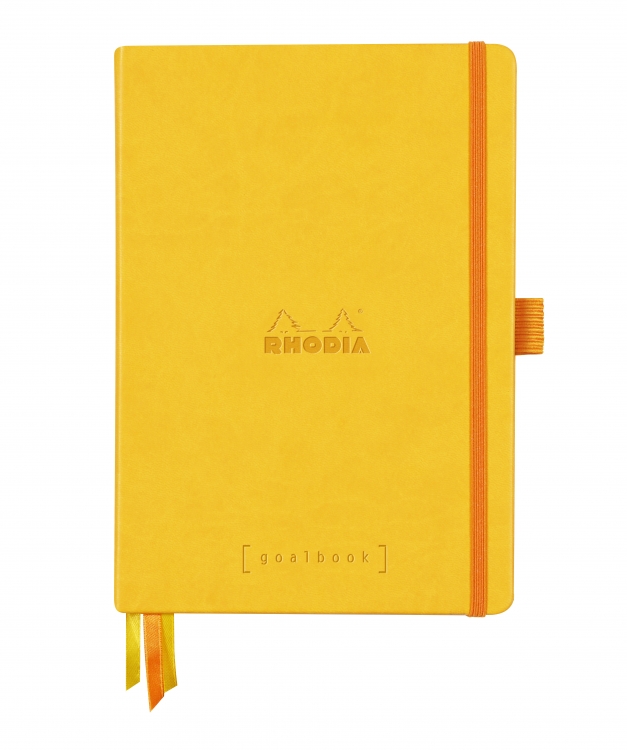 118786C Rhodia Hardcover Goalbook Yellow 