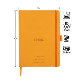 117795C_Meeting Book Orange_Measurements 117795C_Meeting Book Orange_Measurements
