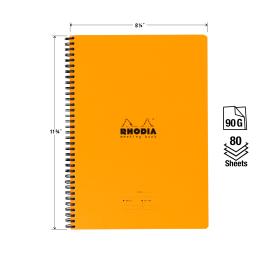 193408C_Meeting Book orange_Front Measurements