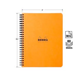 193418C_Meeting Book orange_Front Measurements