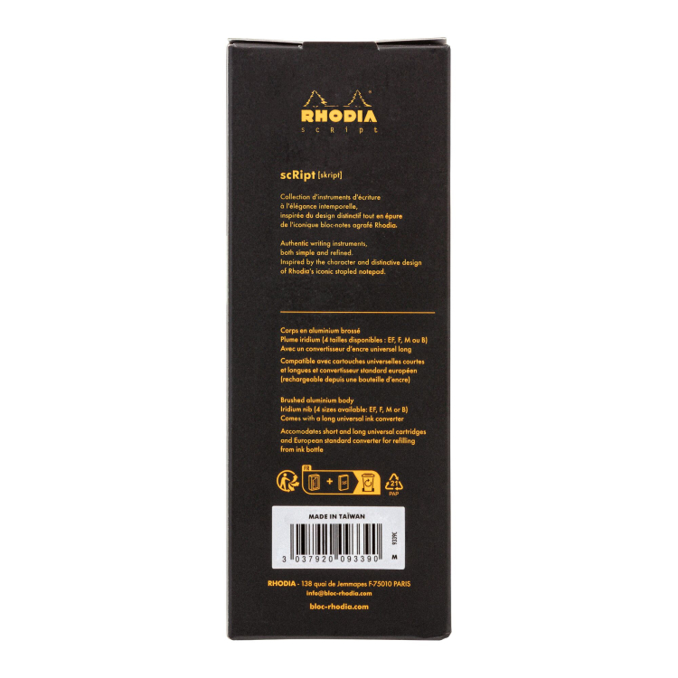 9339C_Script Fountain Pen Black_pack back