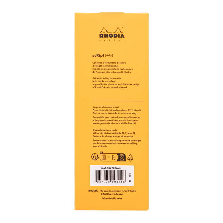 9375C_Script Fountain Pen Orange_pack back
