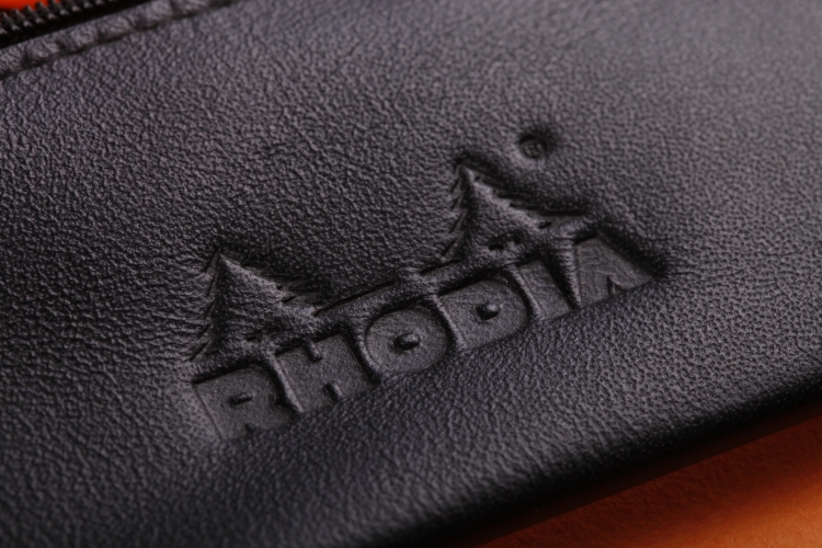 118449C Rhodia Pencil Case Embossed Logo