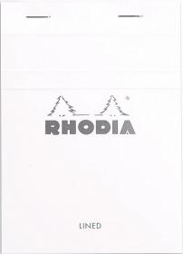 13601 Rhodia “Ice” Notepads - Lined 4 x 6 Closed
