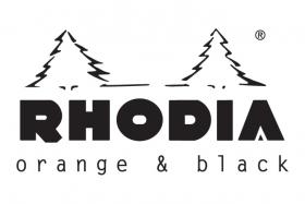 rhodia black and orange logo