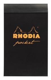 8550 Rhodia Pocket Notepads - Black cover