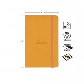 118068 Rhodia Lined Webnotebook Front - Measurements