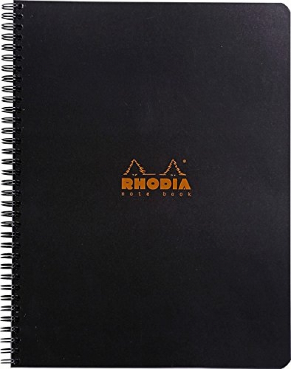 193009 Rhodia Wirebound Notebooks - Black