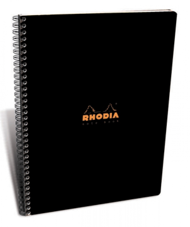 193009 / 193109 Rhodia Wirebound Notebooks - Black