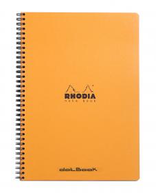 193118 Rhodia Classic Wirebound Notebook - Orange/Dot