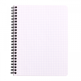 193428C_Classic Wirebound Notebook Orange Graph 6x8.25_paper
