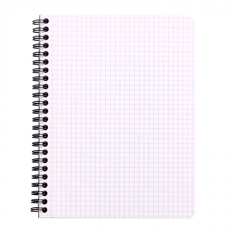 193429C_Classic Wirebound Notebook Black Graph 6x8.25_paper