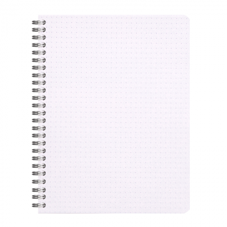 193439C_Classic Wirebound Notebook Black Dot 6x8.25_paper