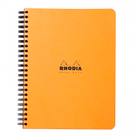 193448C_Classic Wirebound Notebook Orange Dot 6x8.25_front