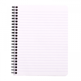 193468C_Classic Wirebound Notebook Orange Lined 6x8.25_paper