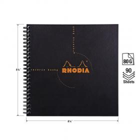 193609 Rhodia Reverse Books & Dot Books Front - Measurements