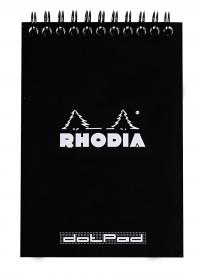 135039 Rhodia Wirebound Notepad - Black