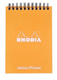 13503 Rhodia Wirebound Notepad - Orange