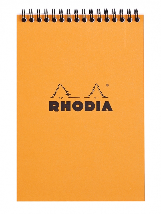 16500C Rhodia Wirebound Notepad - Orange