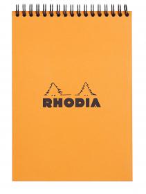 16501 Rhodia Wirebound Notepad - Orange