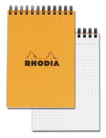 13500 Rhodia Wirebound Orange Notepads - 4 x 6
